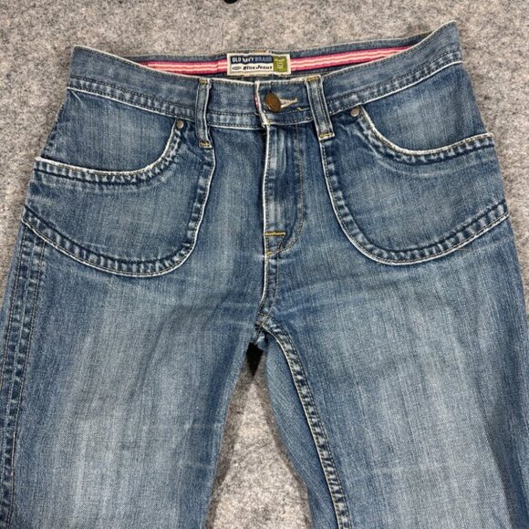Old Navy Vintage Denim Y2K  90s 2000s Women's Blue Jeans Low Waist Size 6 - Picture 3 of 14